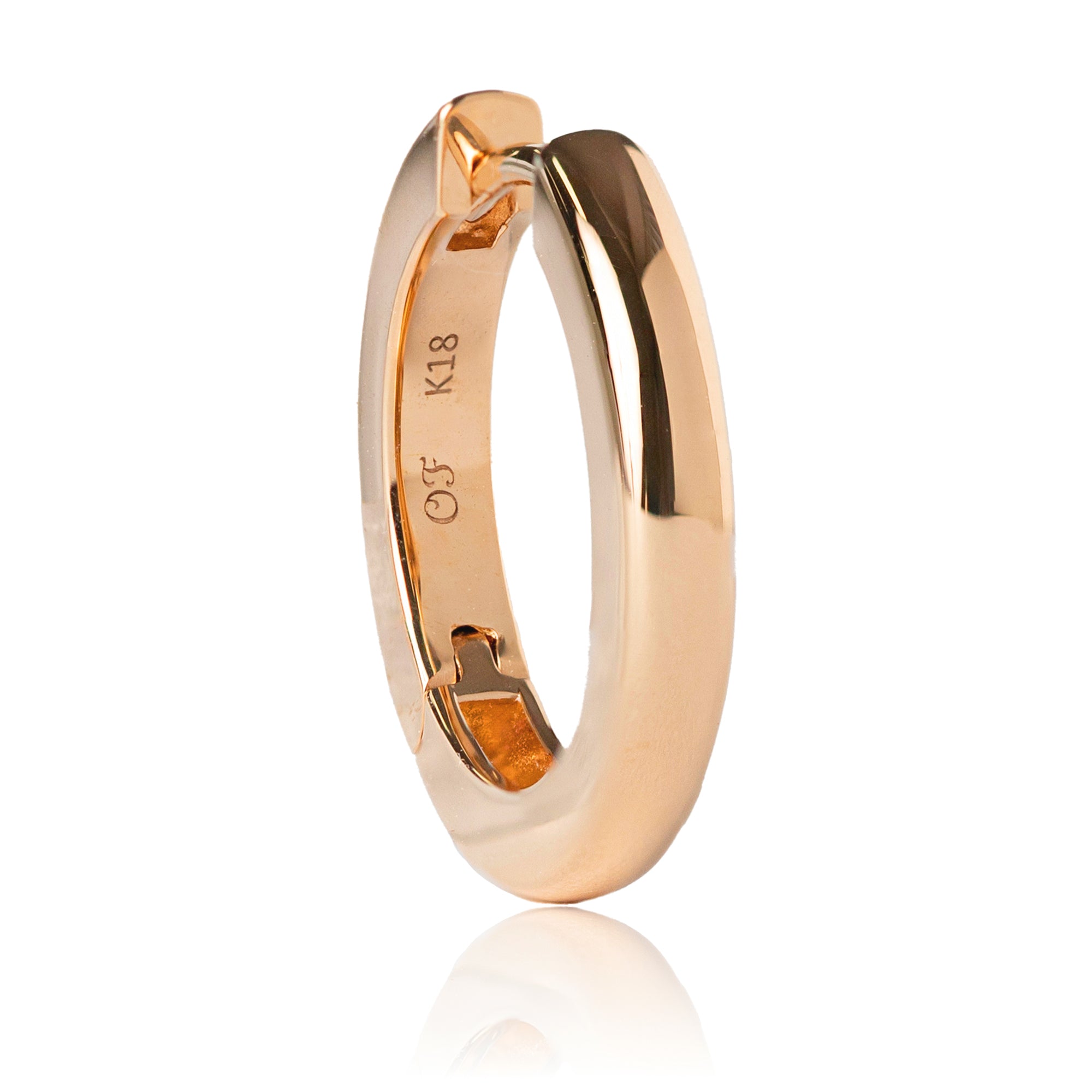 2月12日発売 K18/Pt「ミラノア フープ ラージ」ピアス(片耳用