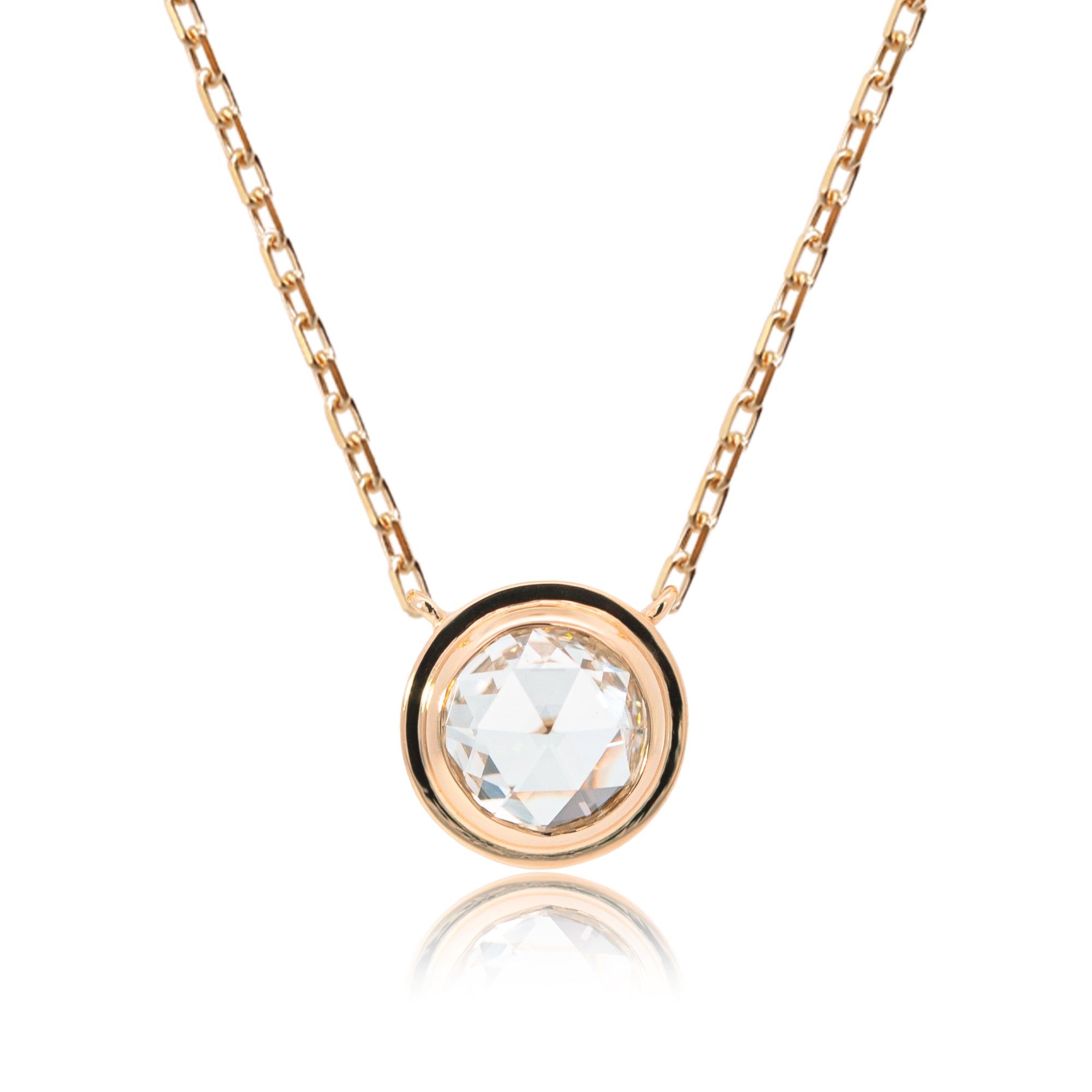 K18/Pt「0.2ctキース」ネックレス