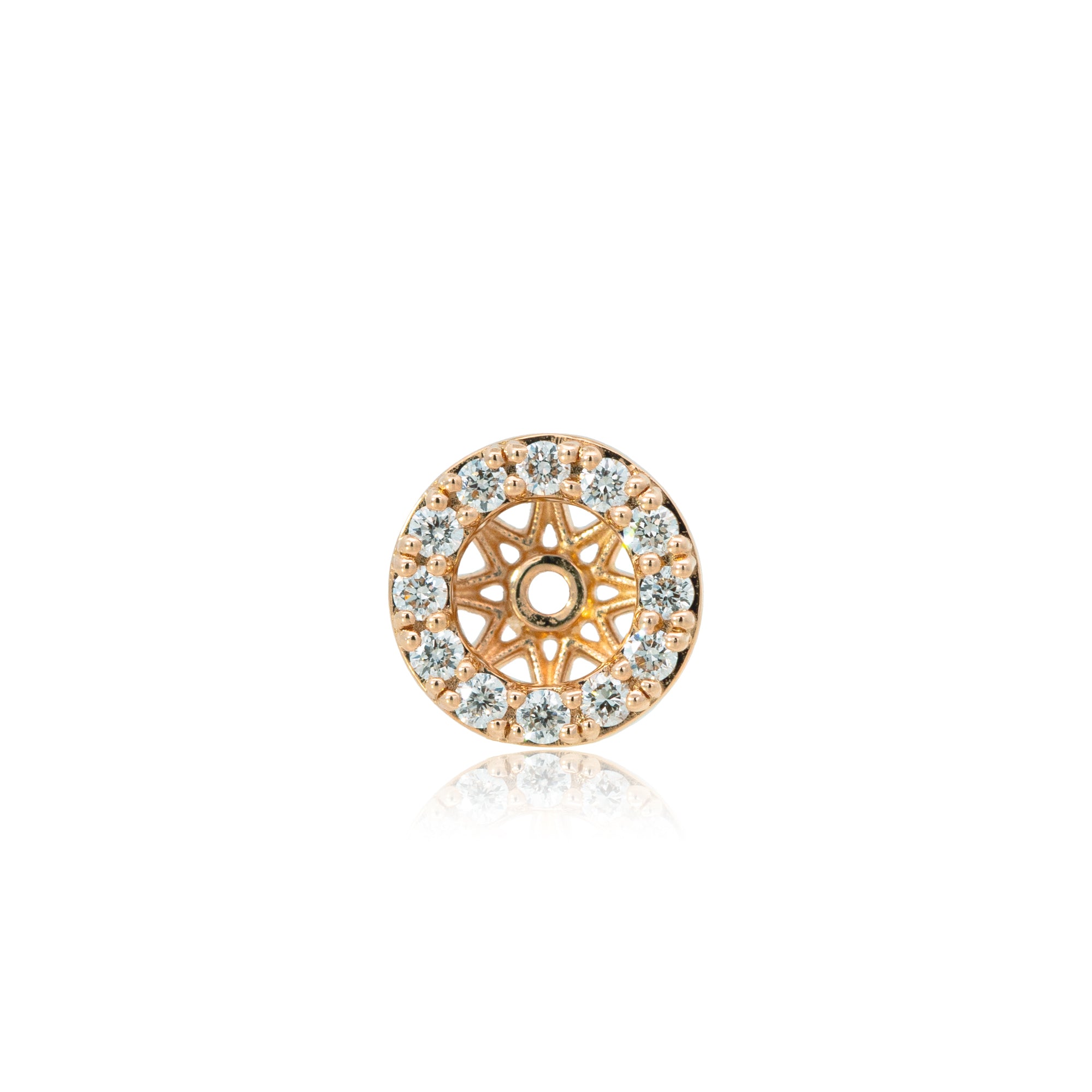 K18/Pt「オルシア」ピアスチャーム(片耳用)｜【オレフィーチェ】Orefice