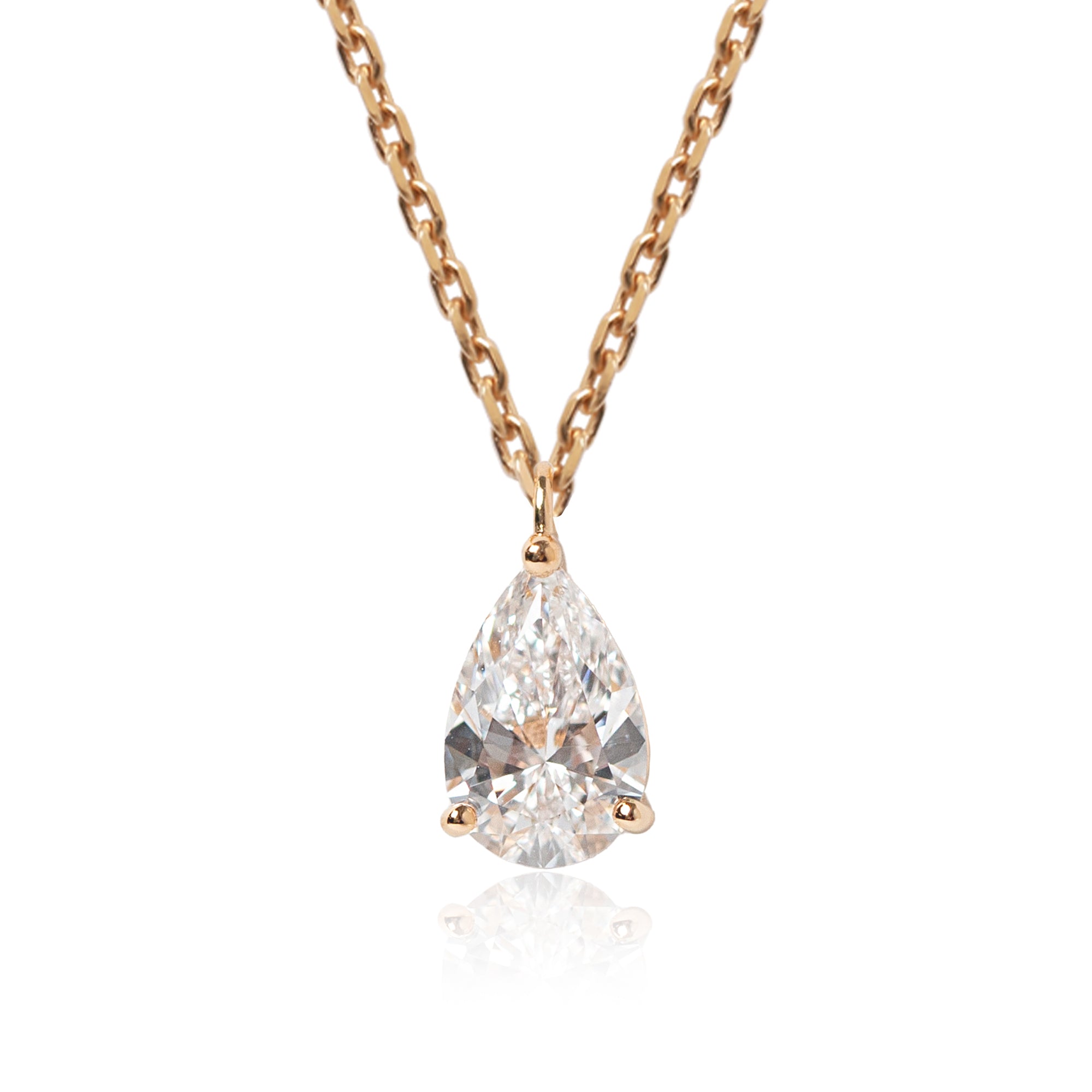 K18/Pt 「0.5ctデュール」ネックレス