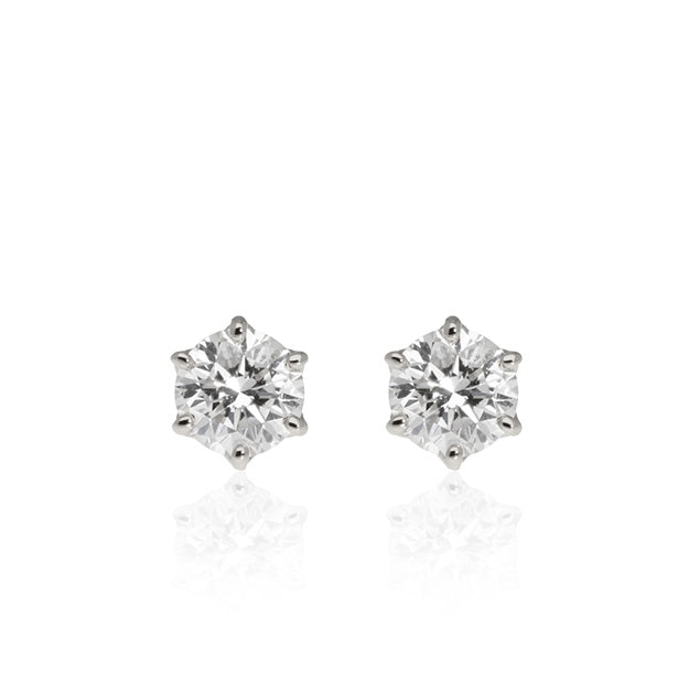 K18/Pt「0.6ct マリリン」ピアス