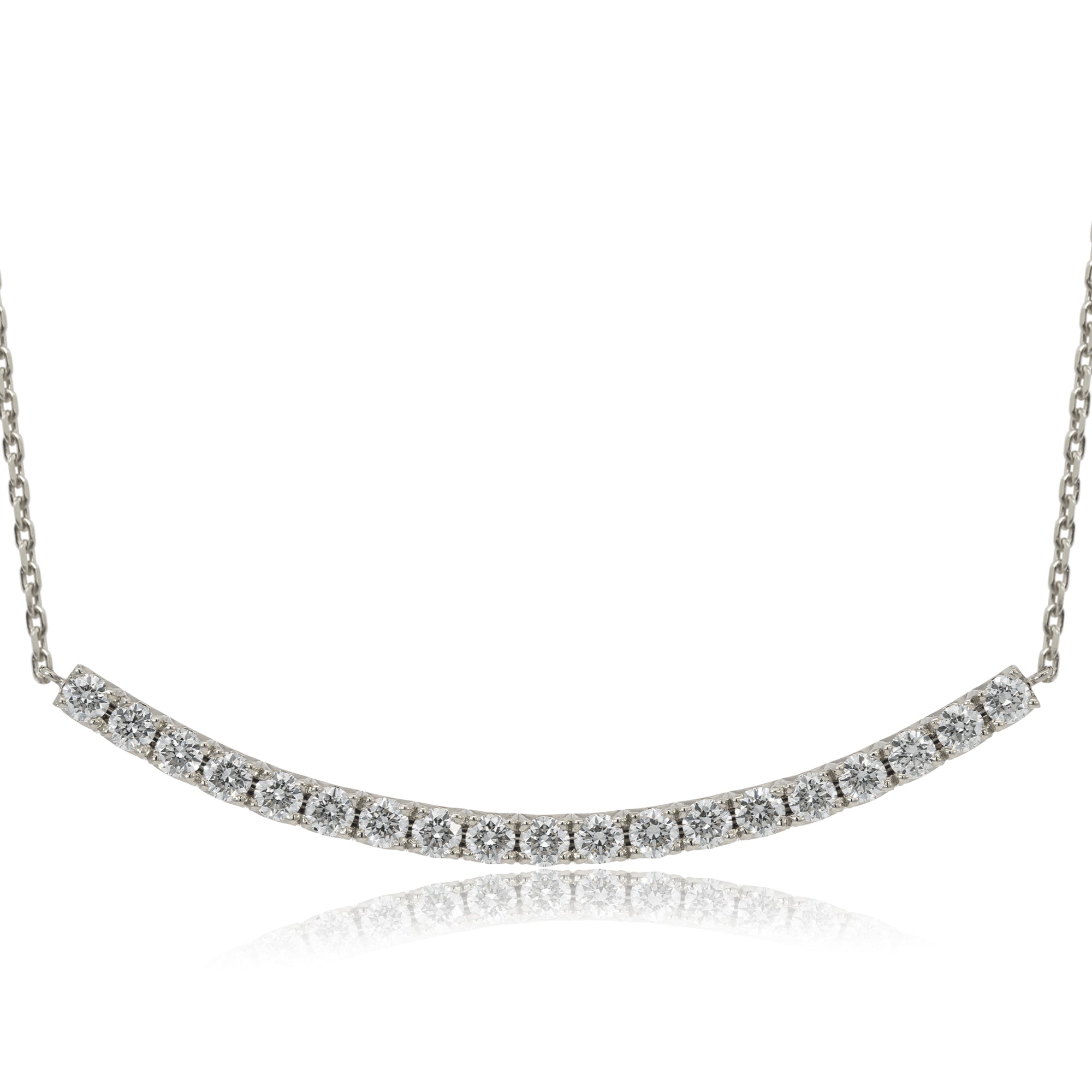 K18/Pt「ディアライン EXラージ」ネックレス