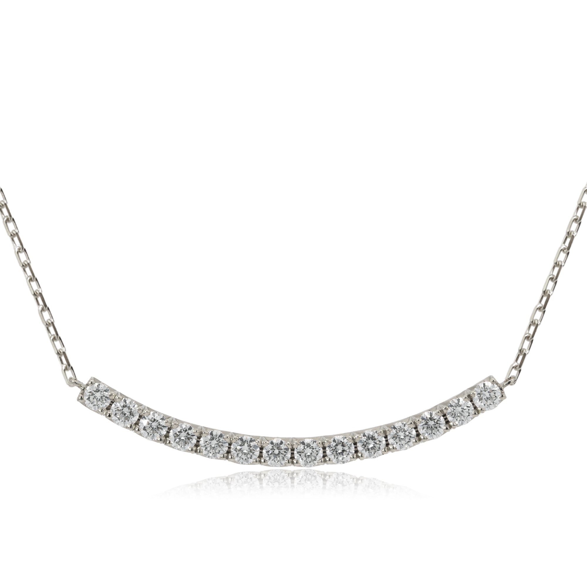 K18/Pt「ディアライン ミディアム」ネックレス｜【オレフィーチェ】Orefice