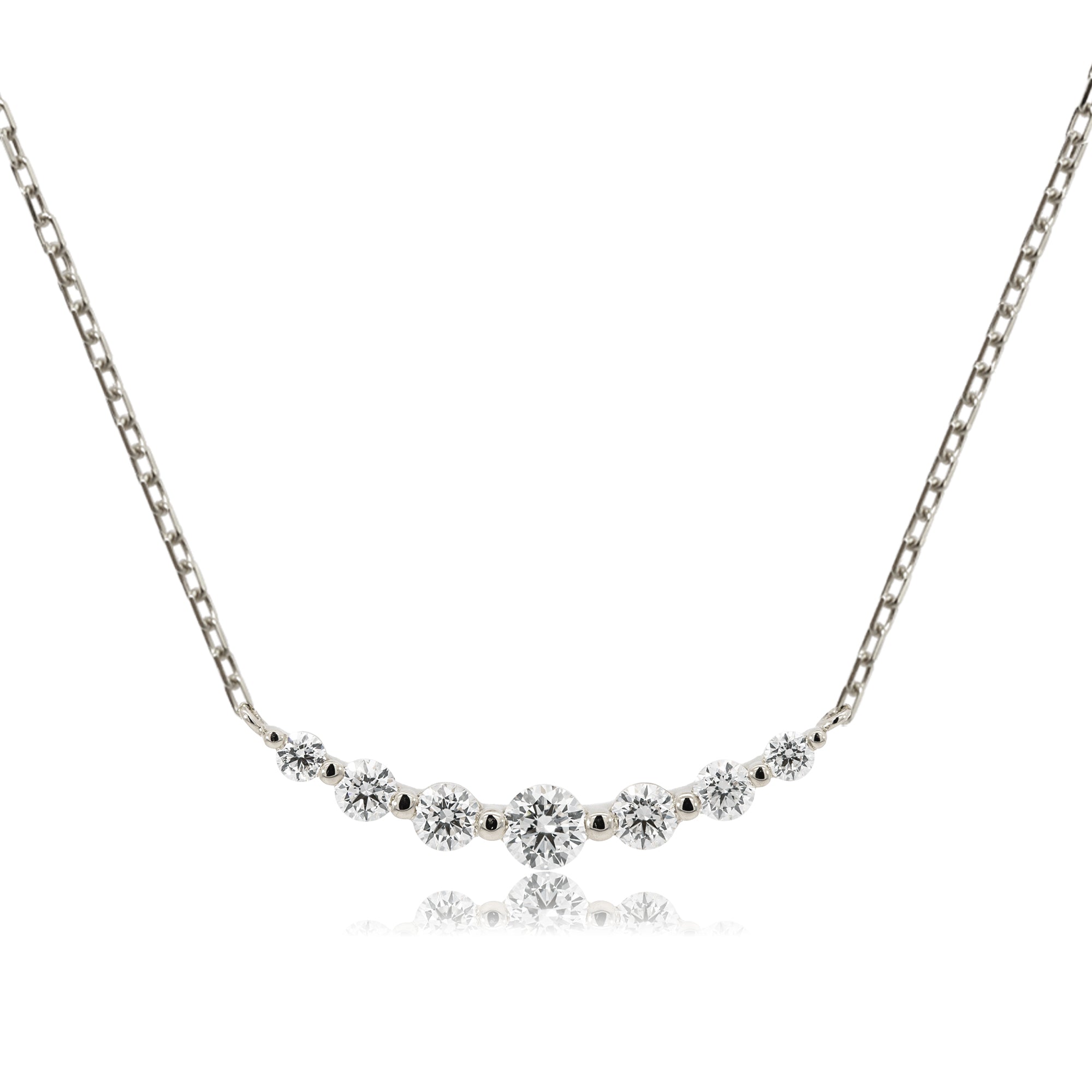 K18/Pt「ルミライン スモール」ネックレス｜【オレフィーチェ】Orefice