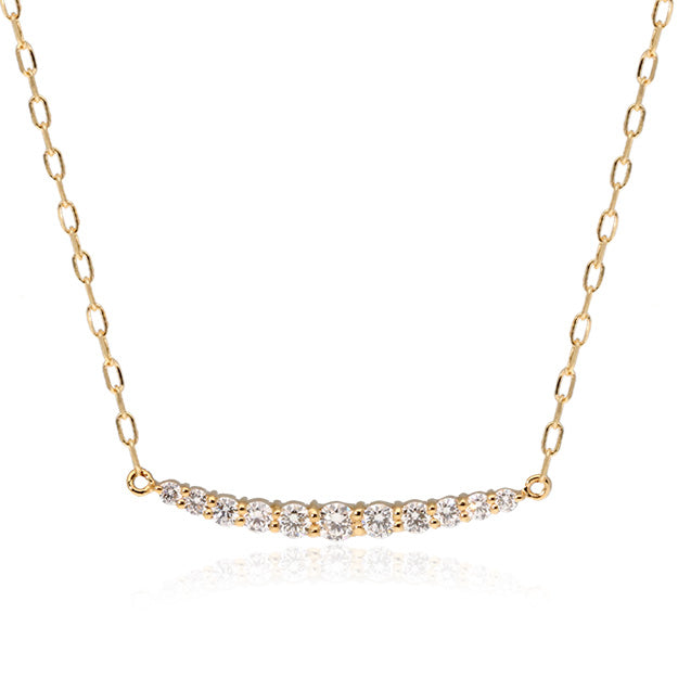 K18/Pt「リリベットミニ」ネックレス