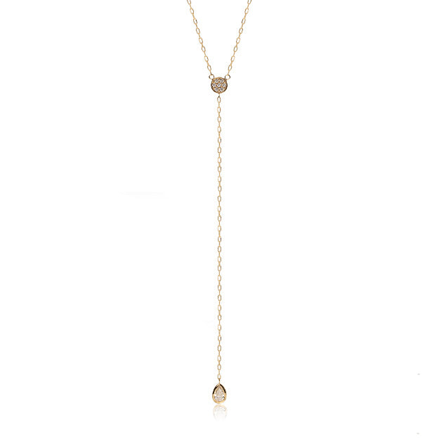 K18/Pt「ラペーラ」ネックレス