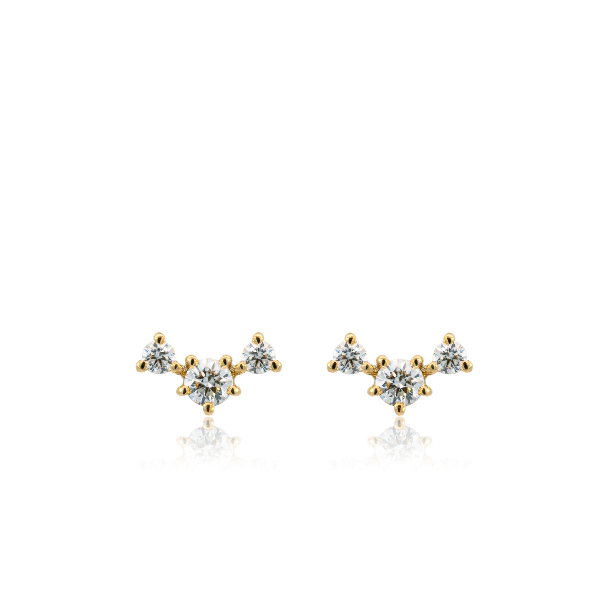 K18/Pt「リオッタ」ピアス　