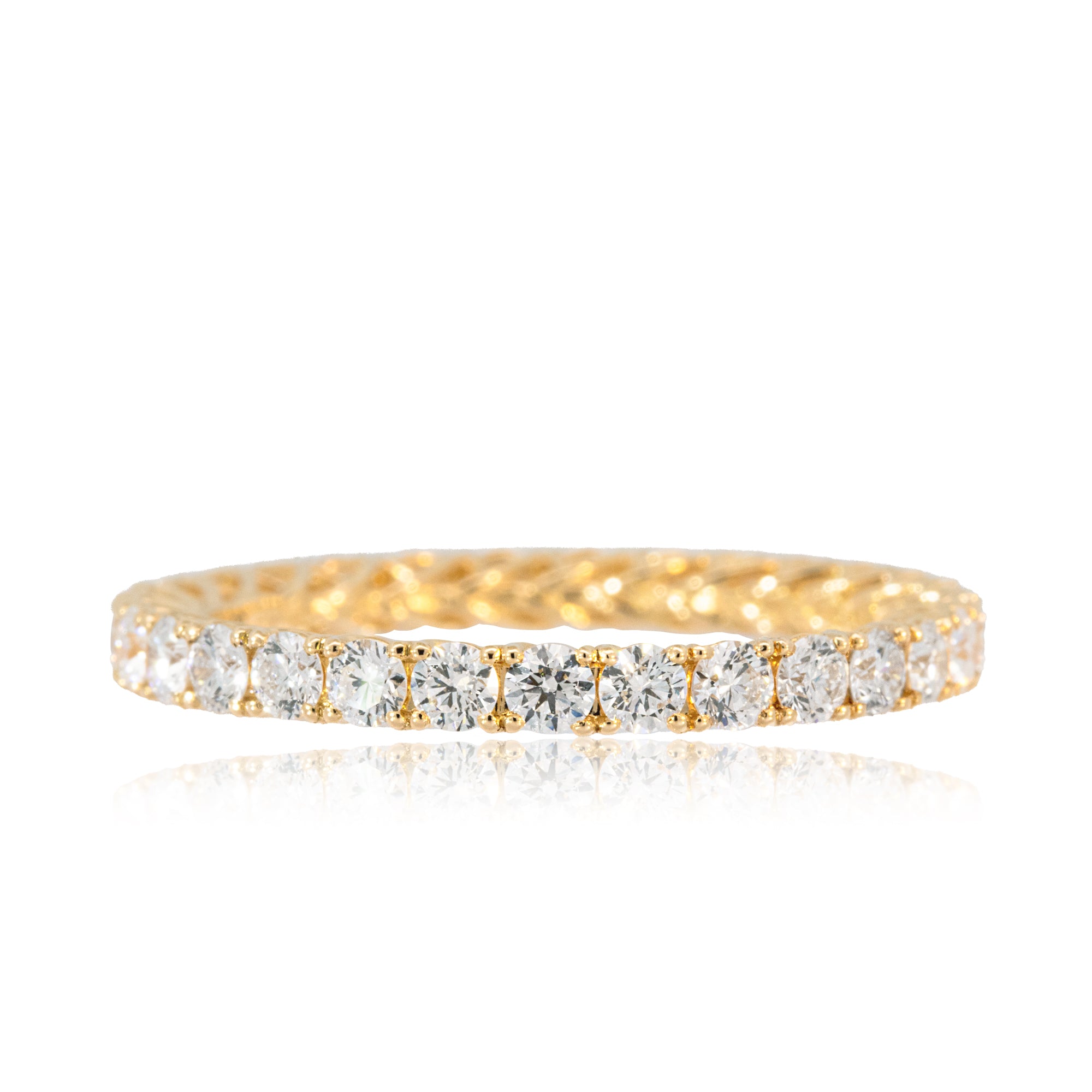 オレフィーチェ☆Pt950「レート」リングダイヤ0.04ct 12号