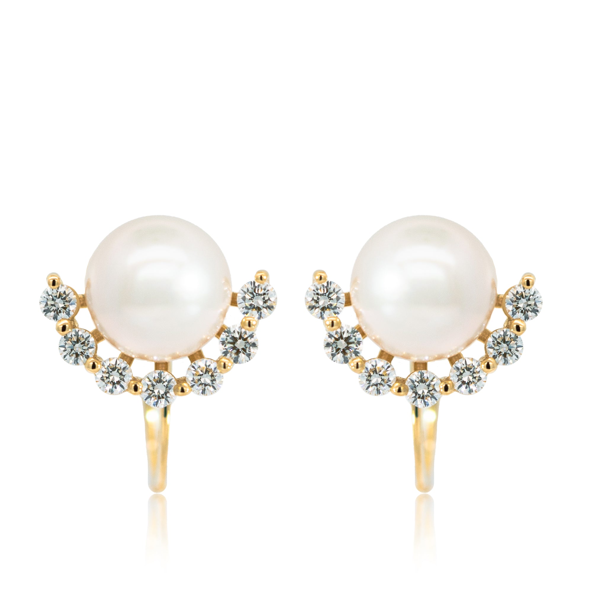 K18「アコヤパール アデル」イヤリング｜【オレフィーチェ】Orefice