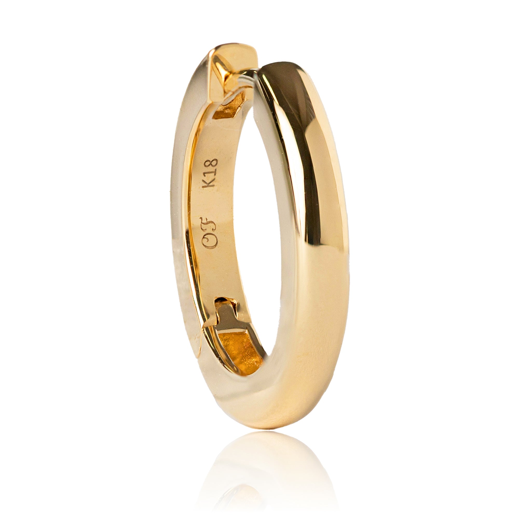 2月12日発売 K18/Pt「ミラノア フープ ラージ」ピアス(片耳用