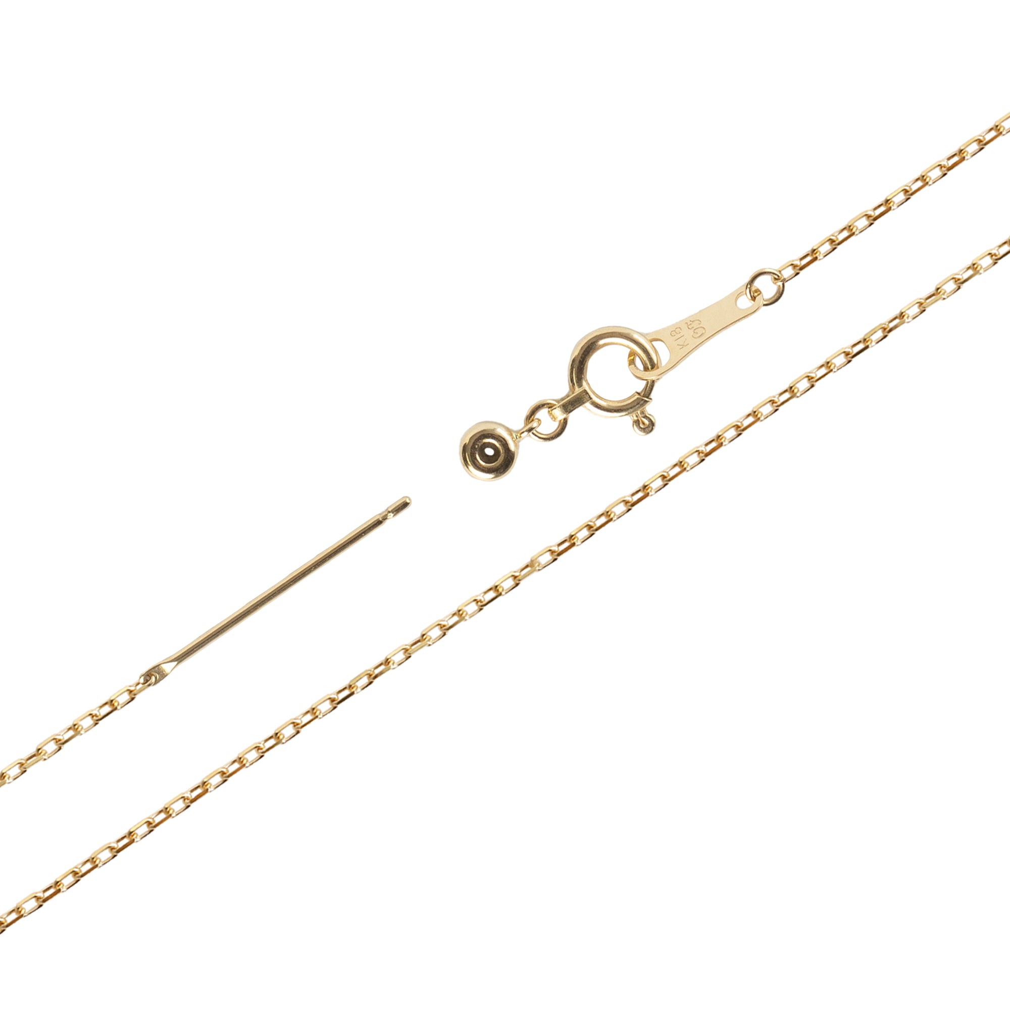 K18/Pt「ピンスルーチェーン」