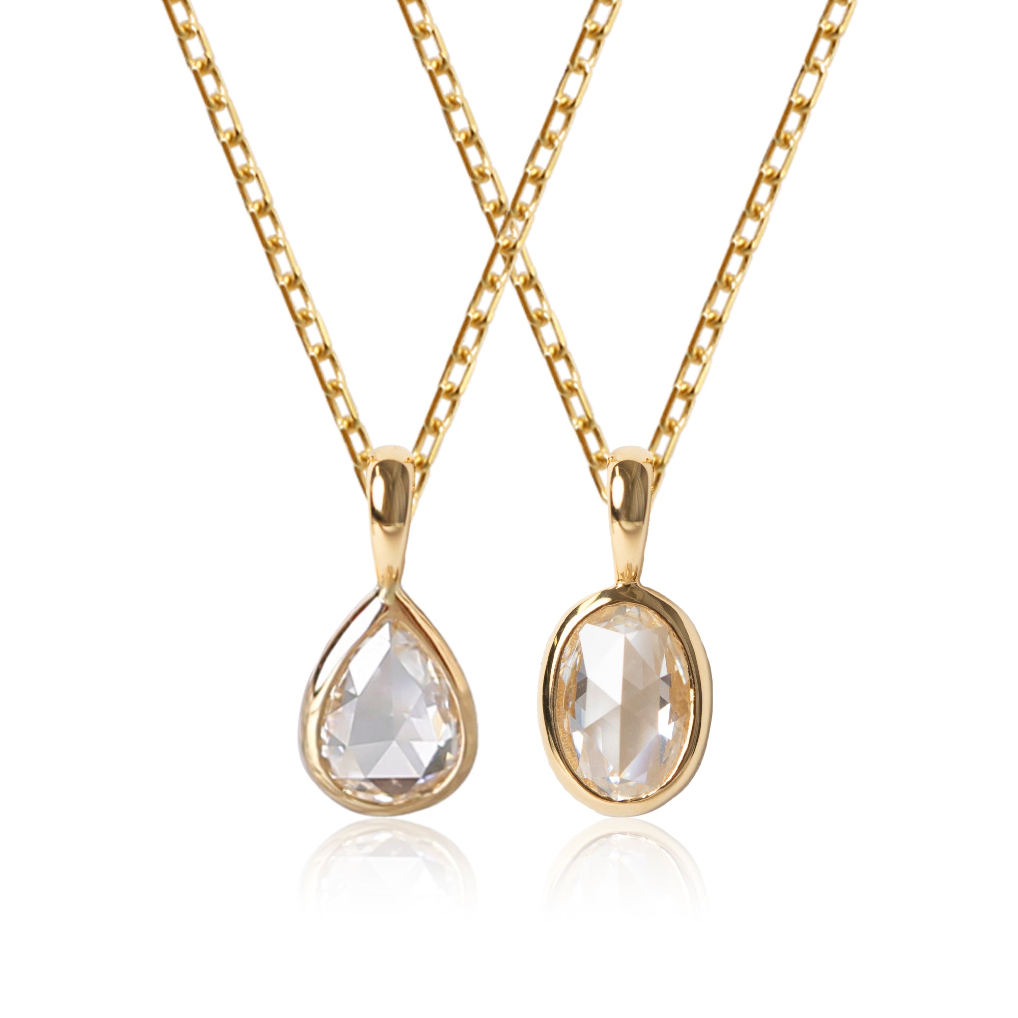 11月13日18時発売 K18/Pt【10石限定】「ファンシーローズ」ネックレス