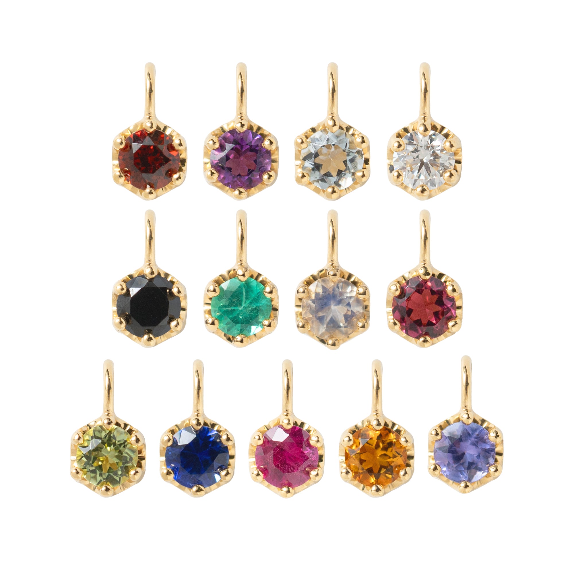 K18/Pt「ポッピングバース」ペンダントトップ