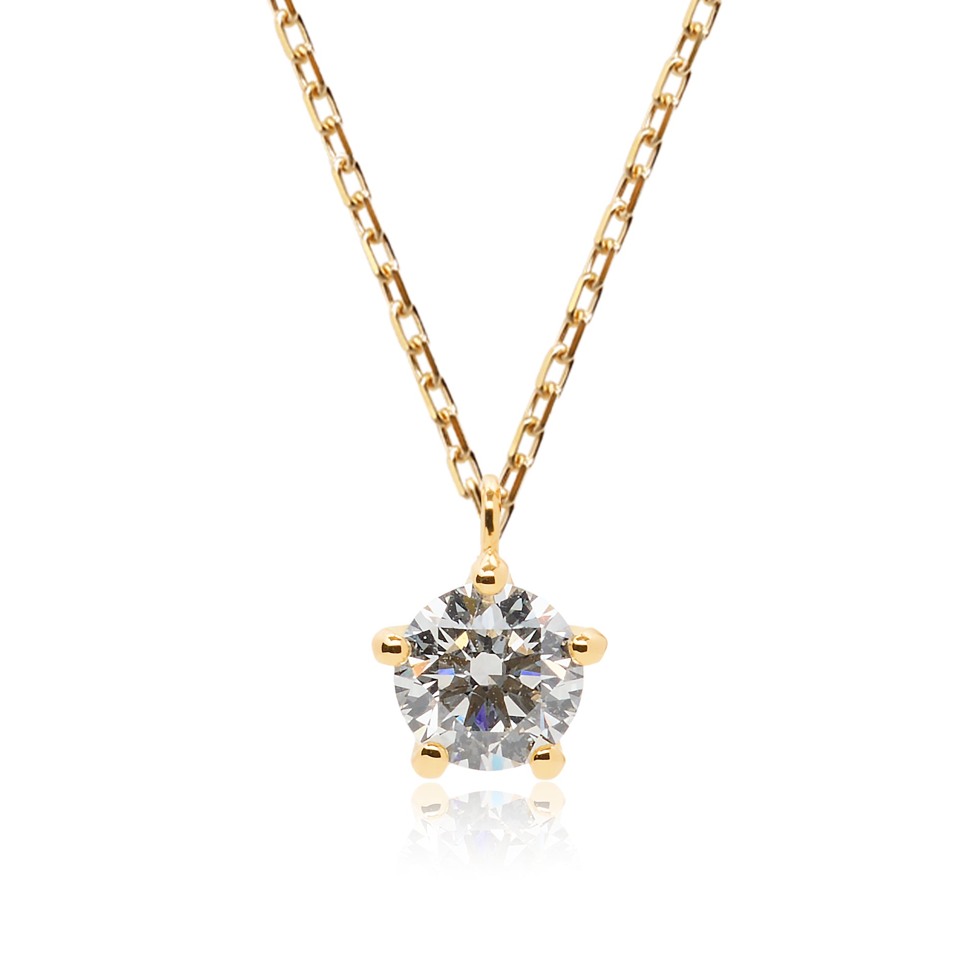 7月9日発売 K18/Pt「0.3ct ステラ」ネックレス ｜【オレフィーチェ