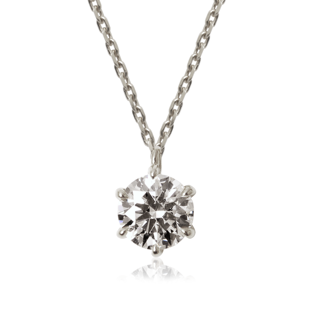 K18/Pt「0.5ctクラウディア」ネックレス|【オレフィーチェ】Orefice K18/Pt「0.5ctクラウディア」ネックレス|【オレフィーチェ】Orefice