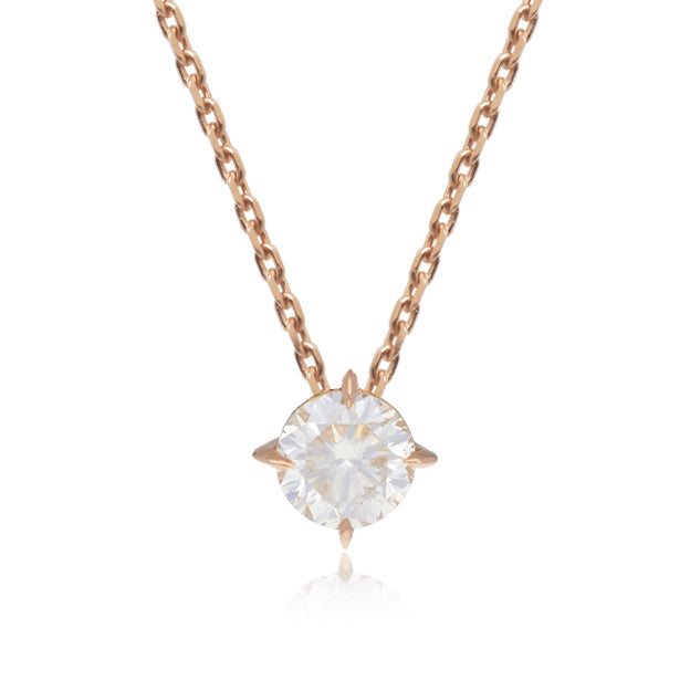 K18/Pt「0.4ct オザリス」ネックレス