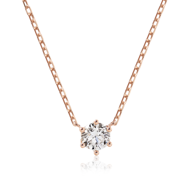 K18/Pt「0.1ctサラ」ネックレス|【オレフィーチェ】Orefice K18/Pt「0.1ctサラ」ネックレス|【オレフィーチェ】Orefice