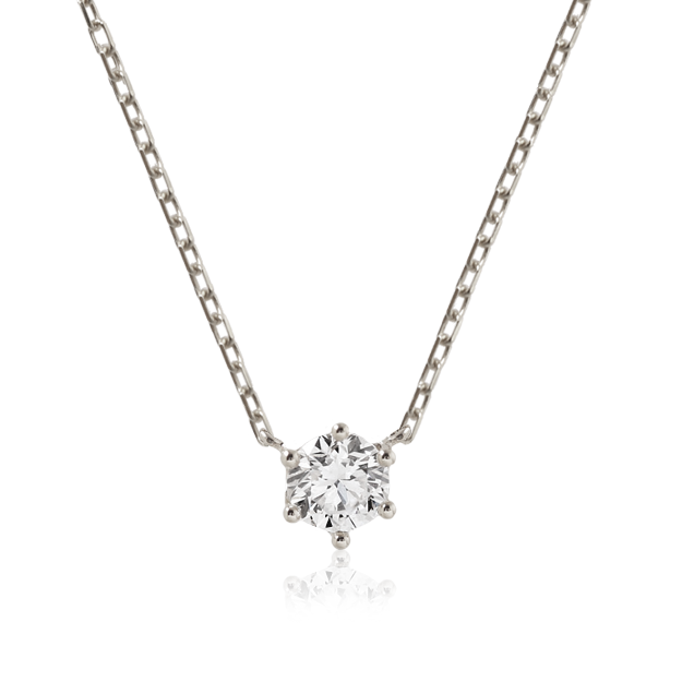 K18/Pt「0.1ctサラ」ネックレス|【オレフィーチェ】Orefice K18/Pt「0.1ctサラ」ネックレス|【オレフィーチェ】Orefice