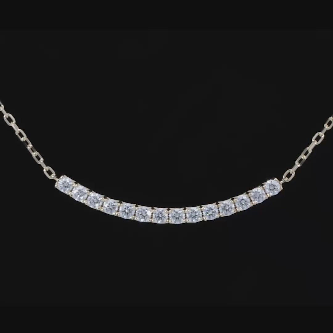 K18/Pt「ディアライン ミディアム」ネックレス｜【オレフィーチェ】Orefice