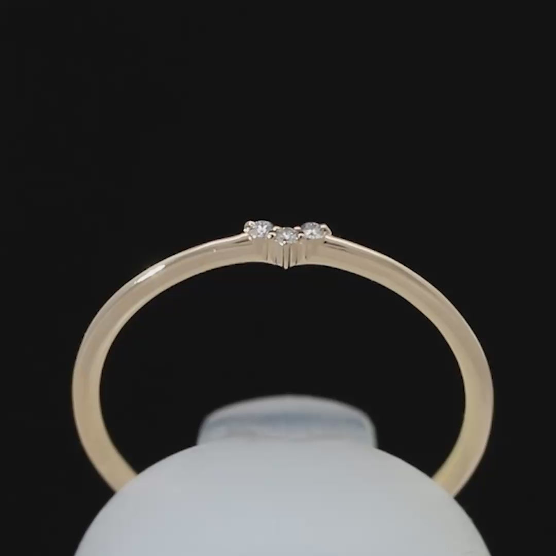 K18/Pt「ミアナ」リング － イエローゴールド｜【オレフィーチェ