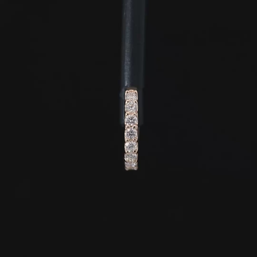 K18/Pt「クラリナ フープ スモール」ピアス(片耳用)｜【オレフィーチェ