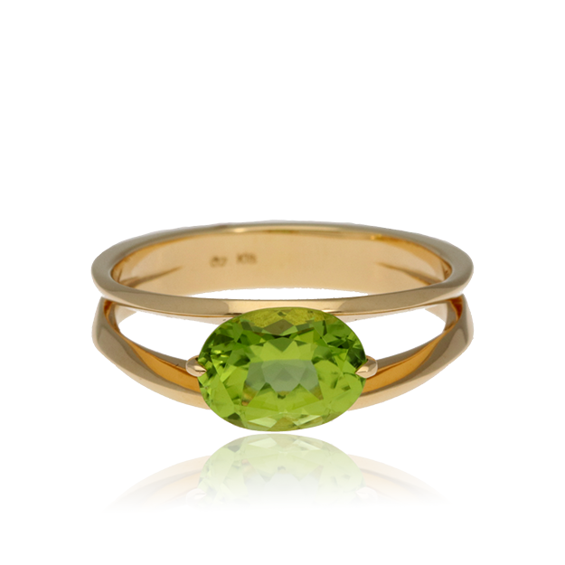 K18/Pt「ペリドット カルメン」リング|【オレフィーチェ】Orefice K18/Pt「ペリドット カルメン」リング|【オレフィーチェ】Orefice