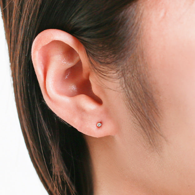 K18/Pt「ラーノ」ピアス