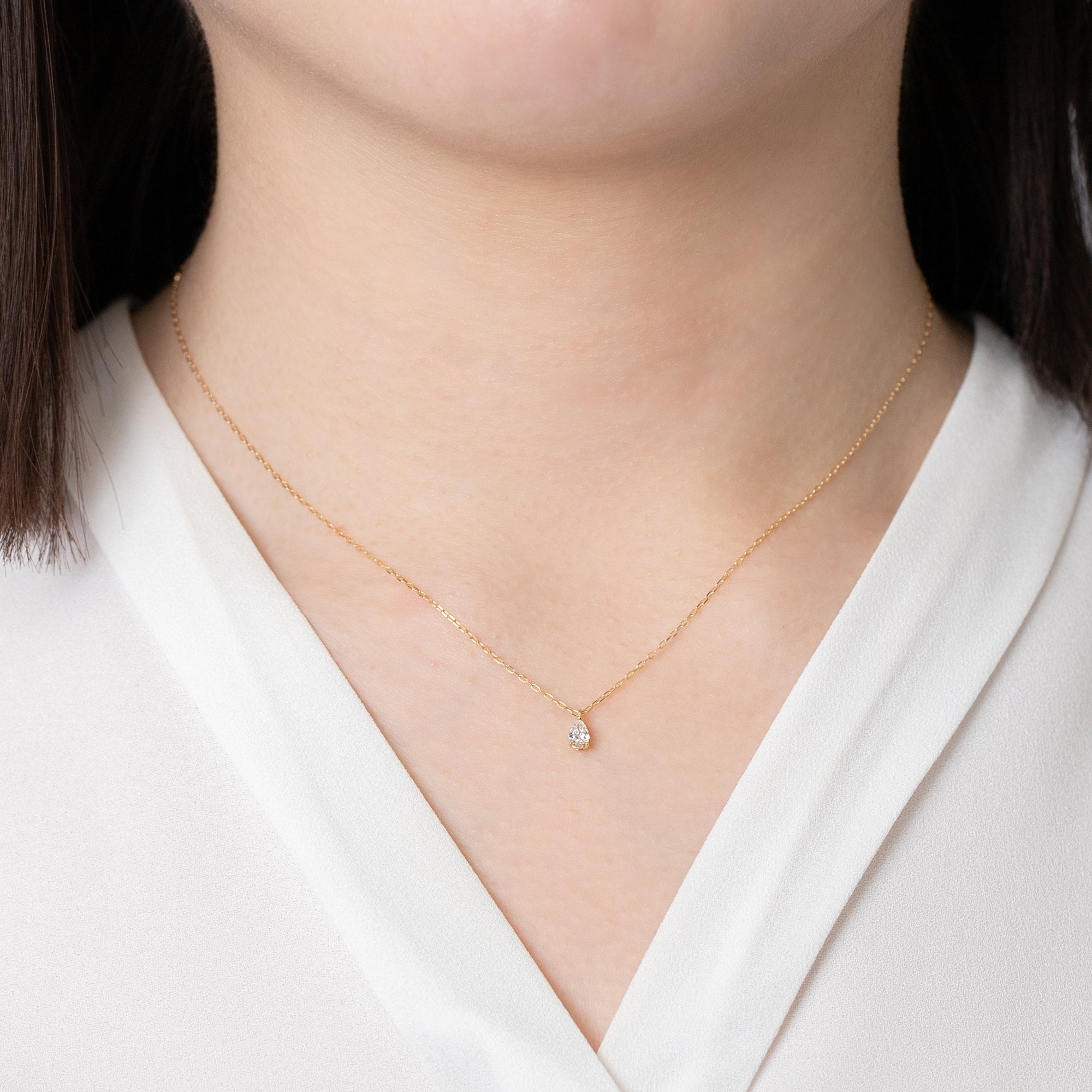 11月20日発売 K18/Pt「0.15ctデュール」ネックレス