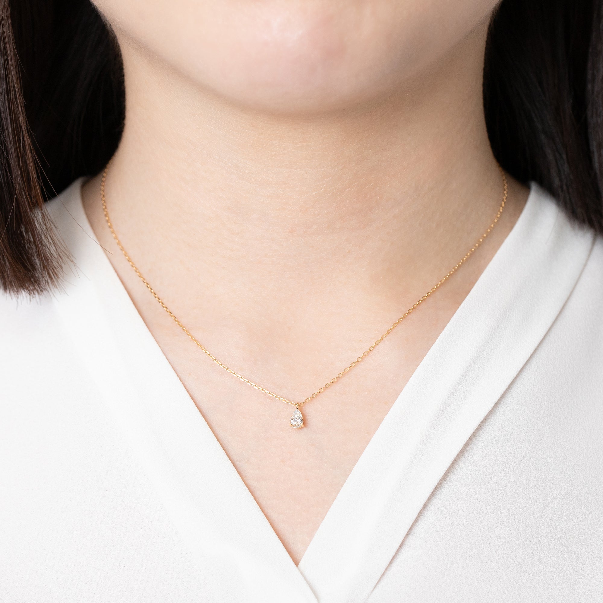 11月20日発売 K18/Pt 「0.3ctデュール」ネックレス