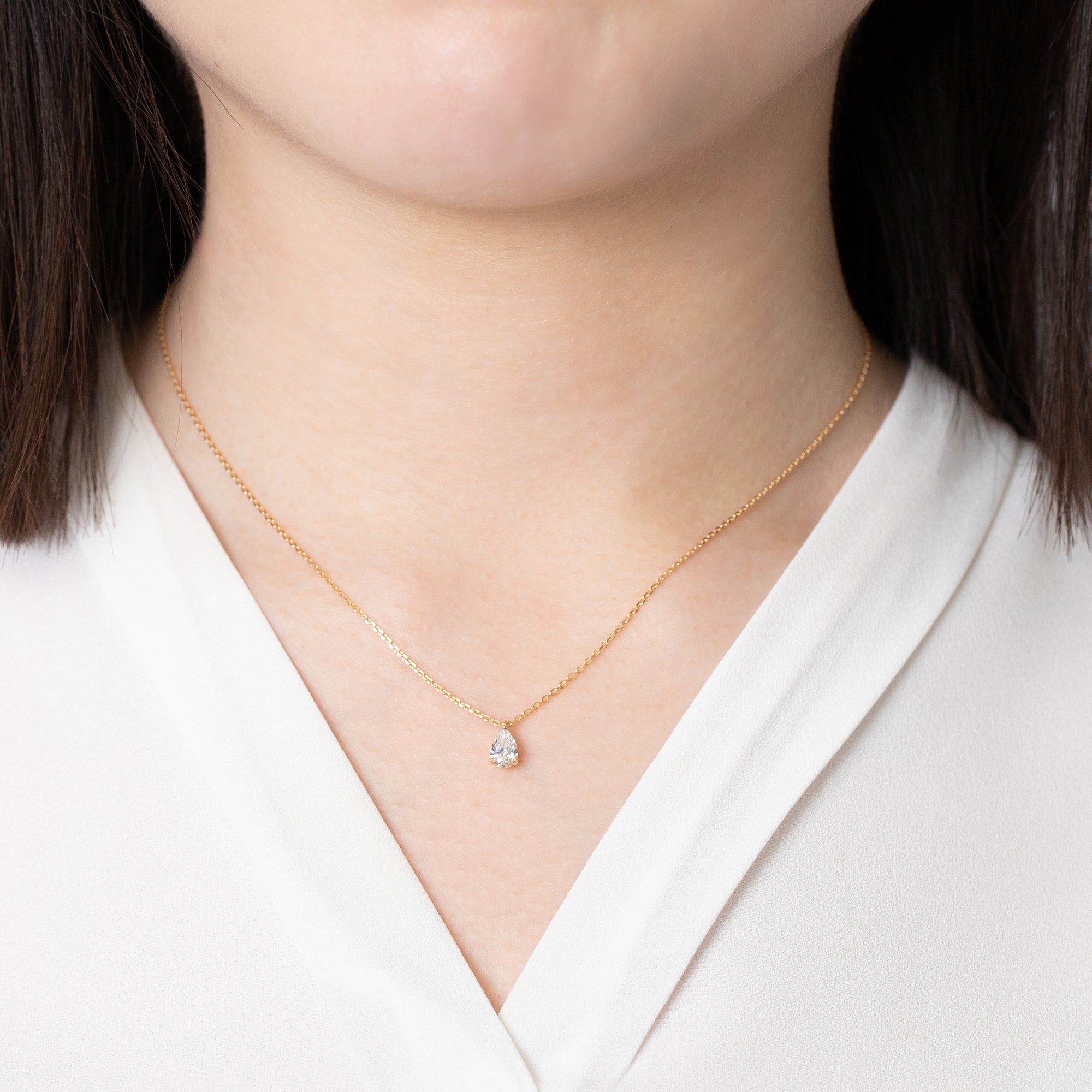 11月20日発売 K18/Pt 「0.5ctデュール」ネックレス